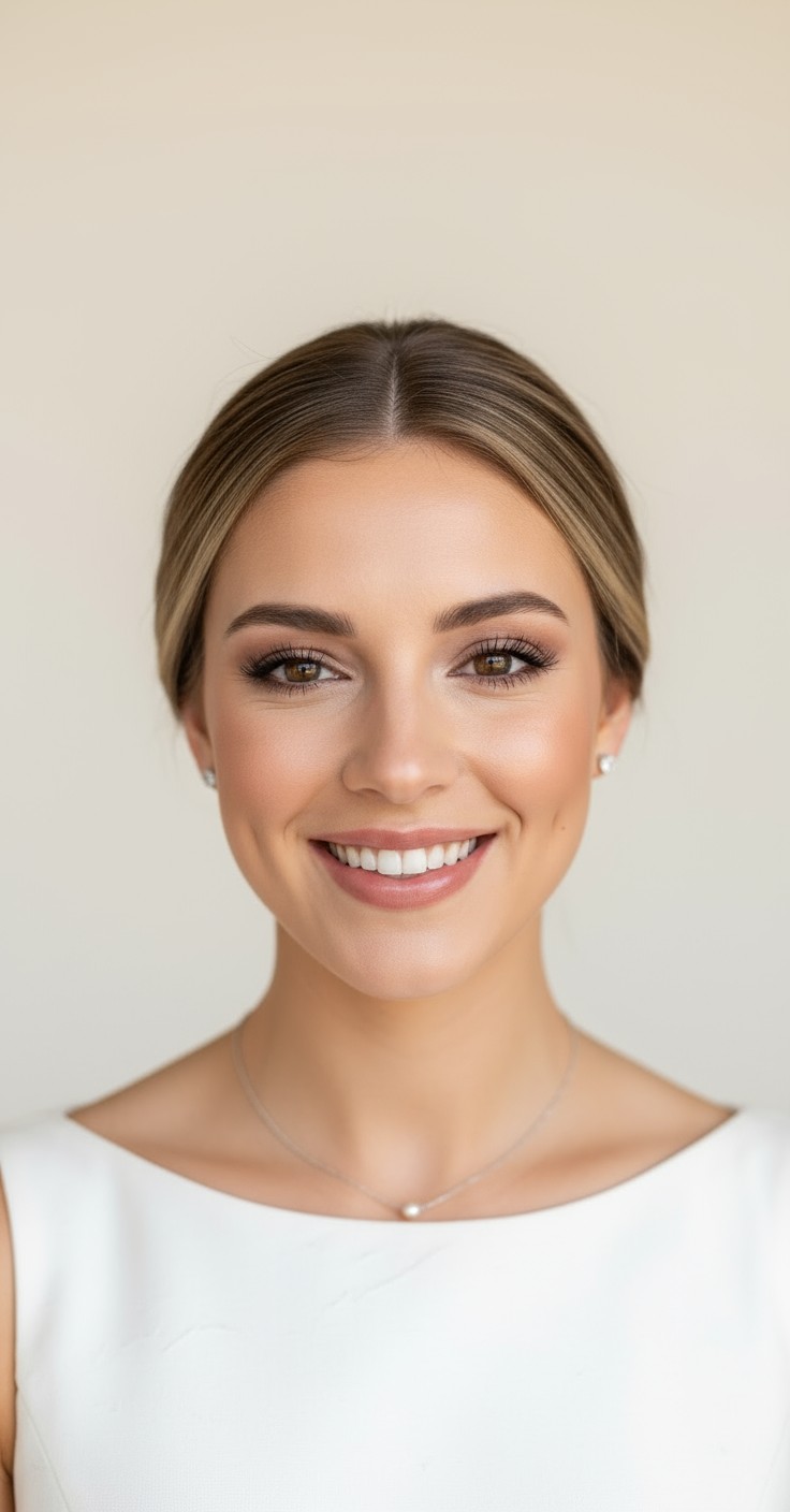 After Wedding Hair Updo Low Bun